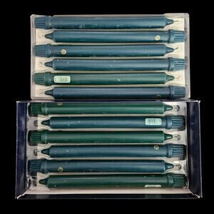 Colonial Candle Evergreen Taper Candles 12 Pack Classic Made USA